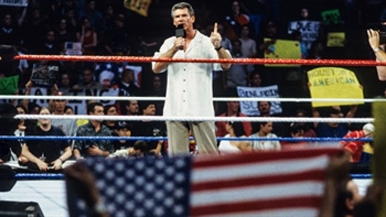 Vince McMahon reflects on his powerfully patriotic speech: Never Forget: WWE Returns After 9/11 sneak peek